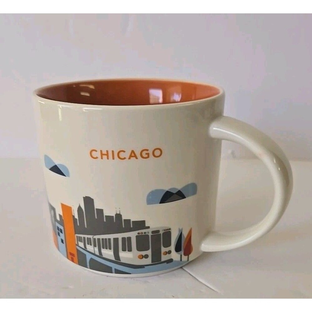 Starbucks "You Are Here" Series Chicago 14 ounce Coffee Mug EUC
